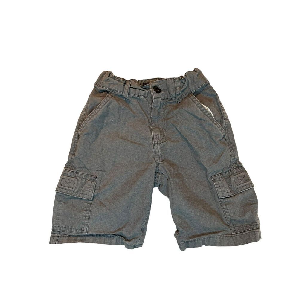 Children's Place Gray Cargo Shorts Size‎ 5 Boy's Adujustable Waist